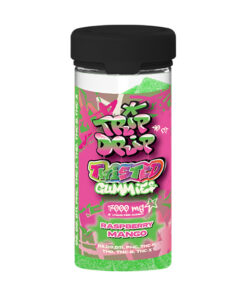 Trip Drip Twisted Gummies Raspberry Mango | 7000mg