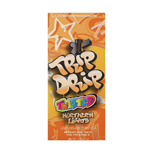 TRIP DRIP 8×3 Disposable | TRIP DRIP TWISTED DISPOSABLE VAPE 3.5G Northern Lights