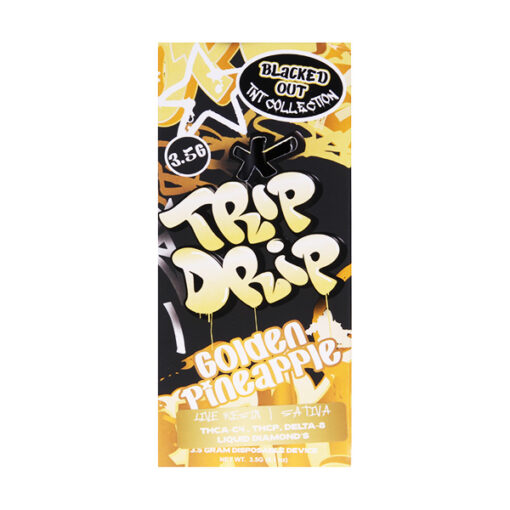 Trip Drip Blacked out TNT Collection Disposable Golden Pineapple | 3.5g