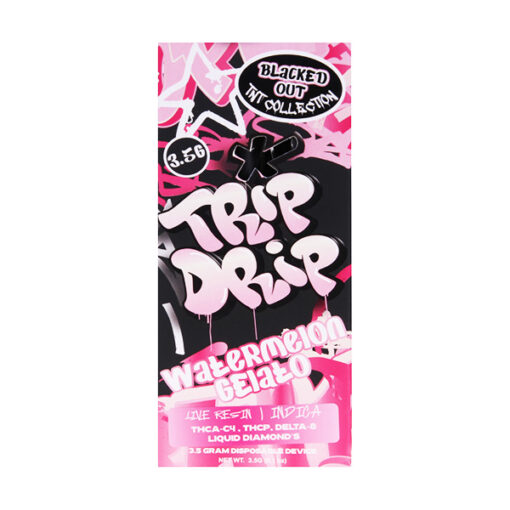 Trip Drip Blacked out TNT Collection Disposable Watermelon Gelato | 3.5g