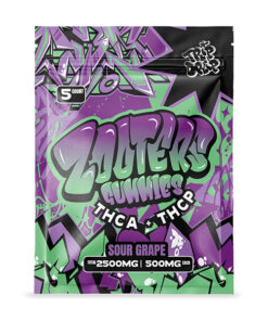 Trip Drip Zooters THCA + THCP Gummies Sour Apple (5ct) 2500mg