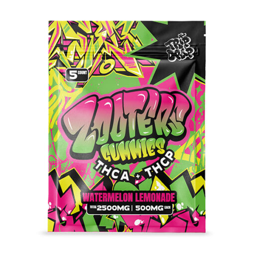 Trip Drip Zooters THCA + THCP Gummies watermelon lemonade (5ct) 2500mg